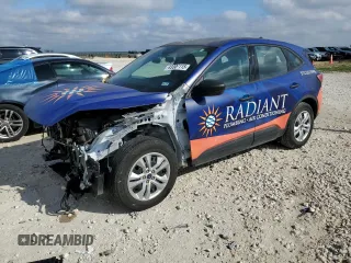 2020 Ford Escape S with VIN 1FMCU0F62LUA76292, listed as a Copart auction lot 43307115 with 70,029 mi miles and Salvage Title. Bid and sale history available at carsss.com. Image 1.