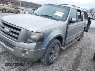 2008 Ford Expedition EL Limited with VIN 1FMFK19578LA77432, listed as a IAAI auction lot 41466394 with 398,963 mi miles. Bid and sale history available at carsss.com. Image 2.
