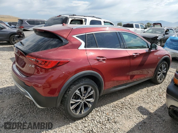 2017 Infiniti QX30 Premium with VIN SJKCH5CR5HA023323, listed as a Copart auction lot 64875845 with 169,127 mi miles and Clean title. Bid and sale history available at DreamBid. Image 3.