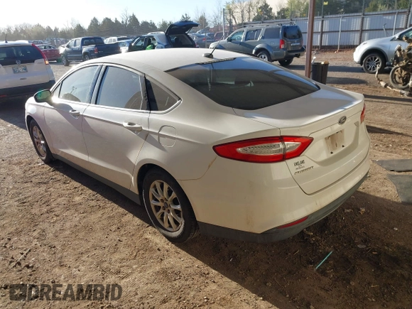 2015 Ford Fusion S with VIN 3FA6P0G75FR127320, listed as a IAAI auction lot 41868697 with 150,858 mi miles. Bid and sale history available at carsss.com. Image 3.