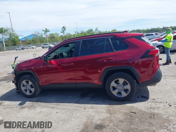2023 Toyota RAV4 Hybrid LE with VIN JTMLWRFV0PD205064, listed as a IAAI auction lot 41749511 with 22,450 mi miles. Bid and sale history available at carsss.com. Image 14.