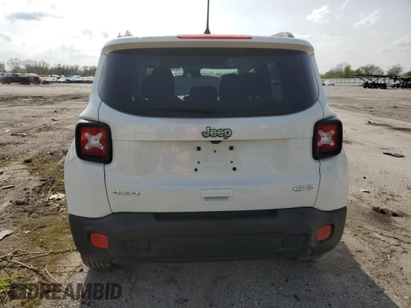 2018 Jeep Renegade Latitude с VIN ZACCJBBB2JPH81958, выставлен на аукционе Copart как лот 54898655 с пробегом 46 304 миль миль и Списание • Salvage title. История ставок и продаж доступна на DreamBid. Изображение 6.