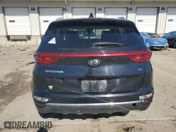 2020 Kia Sportage EX z VIN KNDPNCAC3L7726392, wystawiony jako Copart lot #50159635 z przebiegiem 72 451 mil mil oraz Szkoda całkowita • Salvage title. Historia ofert i sprzedaży dostępna na DreamBid. Obrazek 6.