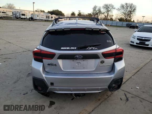 2023 Subaru Crosstrek Premium with VIN JF2GTACC7P9245127, listed as a Copart auction lot 87095854 with Not provided miles and Salvage title. Bid and sale history available at DreamBid. Image 6.
