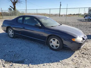 2001 Chevrolet Monte Carlo SS with VIN 2G1WX15K119266049, listed as a Copart auction lot 74937294 with 188,448 mi miles and Clean Title. Bid and sale history available at carsss.com. Image 4.