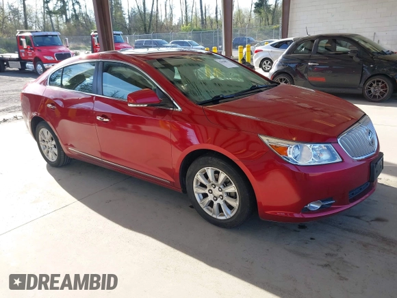 2012 Buick LaCrosse Premium 1 with VIN 1G4GD5ER6CF347708, listed as a IAAI auction lot 42030877 with 92,965 mi miles. Bid and sale history available at carsss.com. Image 1.