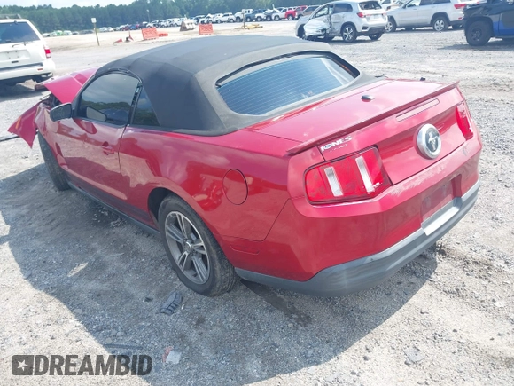 2010 Ford Mustang V6 with VIN 1ZVBP8EN1A5110063, listed as a IAAI auction lot 42698144 with 215,245 mi miles and . Bid and sale history available at DreamBid. Image 3.