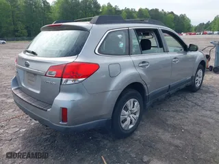 2011 Subaru Outback 2.5i with VIN 4S4BRCAC0B3391317, listed as a IAAI auction lot 42049492 with 130,267 mi miles. Bid and sale history available at carsss.com. Image 4.