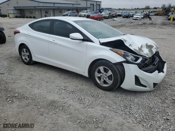 2015 Hyundai Elantra SE with VIN 5NPDH4AE7FH552411, listed as a Copart auction lot 82240104 with 154,121 mi miles and Salvage Title. Bid and sale history available at carsss.com. Image 4.