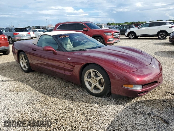 2003 Chevrolet Corvette with VIN 1G1YY32G535115457, listed as a Copart auction lot 74074604 with Not Provided miles and Salvage Title. Bid and sale history available at carsss.com. Image 4.