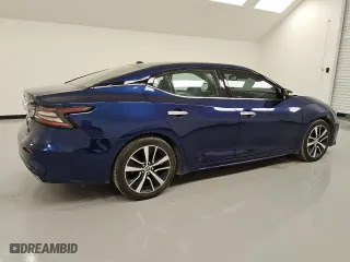 2022 Nissan Maxima SV with VIN 1N4AA6CV2NC502757, listed as a Copart auction lot 47763695 with 46,970 mi miles and Clean Title. Bid and sale history available at carsss.com. Image 3.