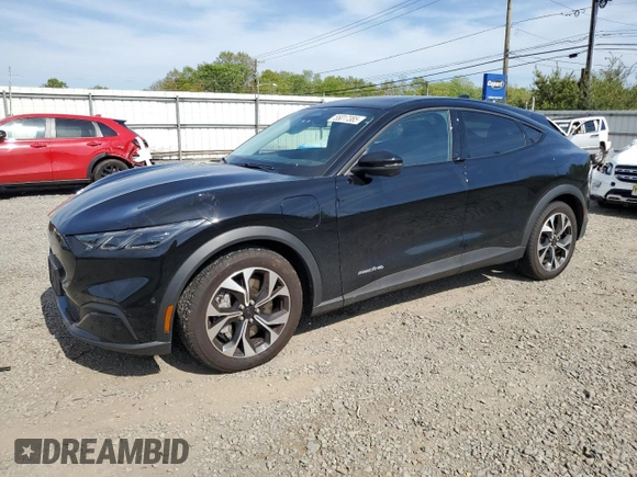 2024 Ford Mustang Mach-E Select with VIN 3FMTK1S58RMA08312, listed as a Copart auction lot 55017385 with 7,424 mi miles and Salvage title. Bid and sale history available at DreamBid. Image 1.