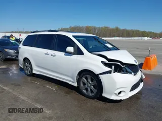 2017 Toyota Sienna SE with VIN 5TDXZ3DC8HS871148, listed as a IAAI auction lot 42035137 with 124,126 mi miles and . Bid and sale history available at DreamBid. Image 1.