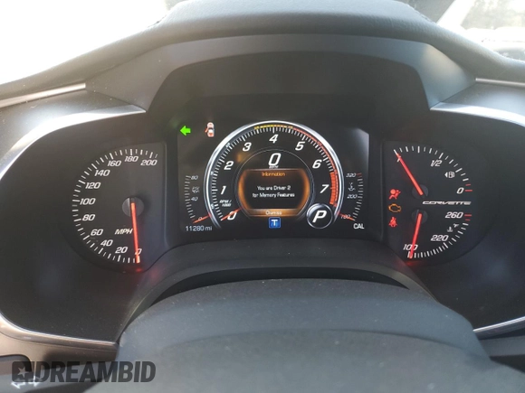 2019 Chevrolet Corvette 2LT with VIN 1G1YD2D73K5107276, listed as a Copart auction lot 79177453 with 11,280 mi miles. Bid and sale history available at carsss.com. Image 9.