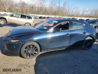 2019 Mazda Mazda3 Hatchback w/Premium Pkg with VIN JM1BPANM4K1131127, listed as a Copart auction lot 80330334 with 62,447 mi miles and Salvage Title. Bid and sale history available at carsss.com. Image 1.