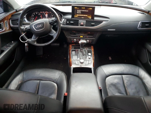 2012 Audi A7 3.0 Premium Plus with VIN WAUSGAFCXCN002273, listed as a Copart auction lot 80582624 with 126,706 mi miles and Salvage Title. Bid and sale history available at carsss.com. Image 8.