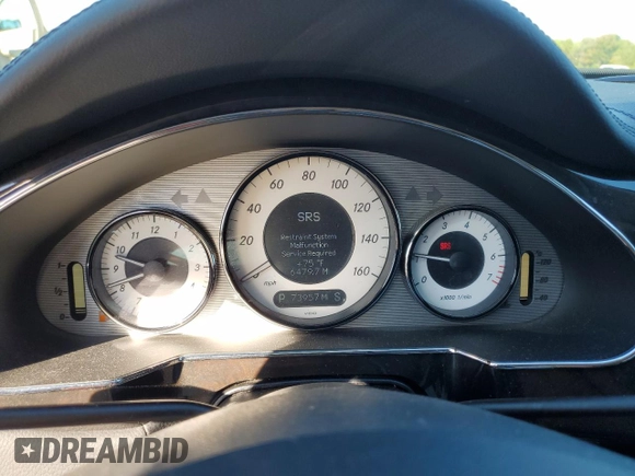 2009 Mercedes-Benz CLS 550 with VIN WDDDJ72X99A147500, listed as a Copart auction lot 74276374 with 73,957 mi miles and Salvage title. Bid and sale history available at DreamBid. Image 9.