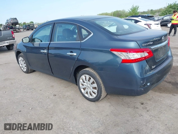 2014 Nissan Sentra S with VIN 3N1AB7AP3EY242459, listed as a IAAI auction lot 42174137 with 203,956 mi miles and . Bid and sale history available at DreamBid. Image 3.