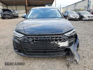 2022 Audi A8 with VIN WAULDAF89NN000364, listed as a Copart auction lot 74932604 with 28,145 mi miles and Salvage Title. Bid and sale history available at carsss.com. Image 5.