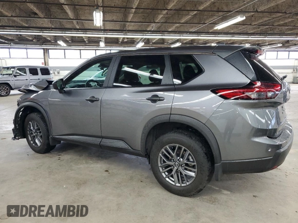 2024 Nissan Rogue S with VIN 5N1BT3AB5RC689753, listed as a Copart auction lot 47120305 with 12,500 mi miles and Salvage Title. Bid and sale history available at carsss.com. Image 2.