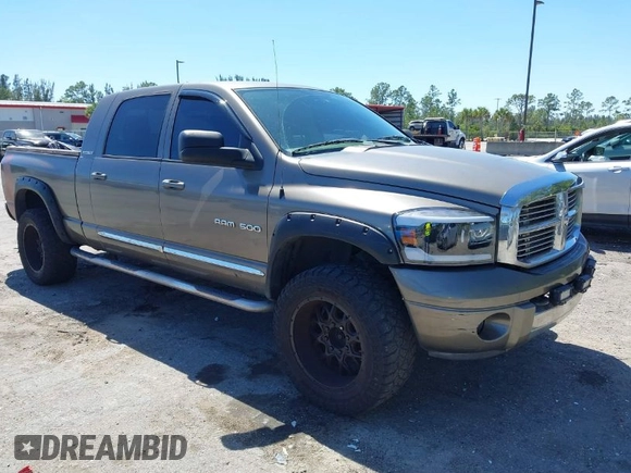 2006 Dodge 1500 SLT with VIN 3D7KS19DX6G143661, listed as a IAAI auction lot 41829375 with 280,750 mi miles. Bid and sale history available at carsss.com. Image 1.