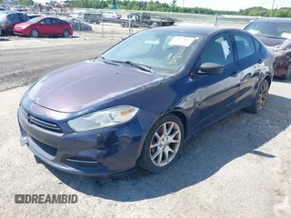 2013 Dodge Dart SXT with VIN 1C3CDFBA1DD195233, listed as a IAAI auction lot 42171622 with 153,531 mi miles and . Bid and sale history available at DreamBid. Image 2.