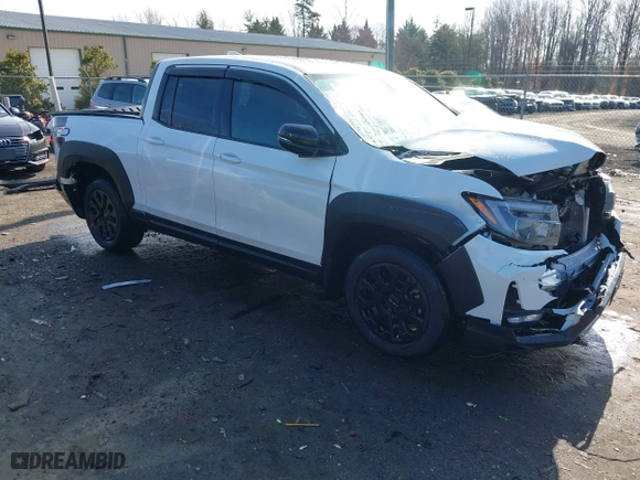 2023 Honda Ridgeline Black Edition with VIN 5FPYK3F85PB006536, listed as a IAAI auction lot 41532179 with 54,975 mi miles. Bid and sale history available at carsss.com. Image 1.