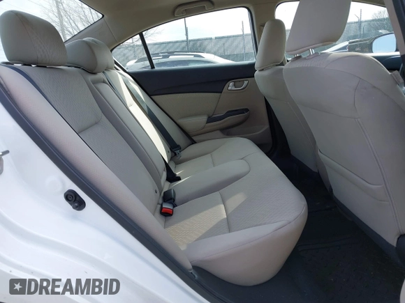 2014 Honda Civic EX with VIN 19XFB2F84EE247355, listed as a IAAI auction lot 41717219 with 134,520 mi miles. Bid and sale history available at carsss.com. Image 8.