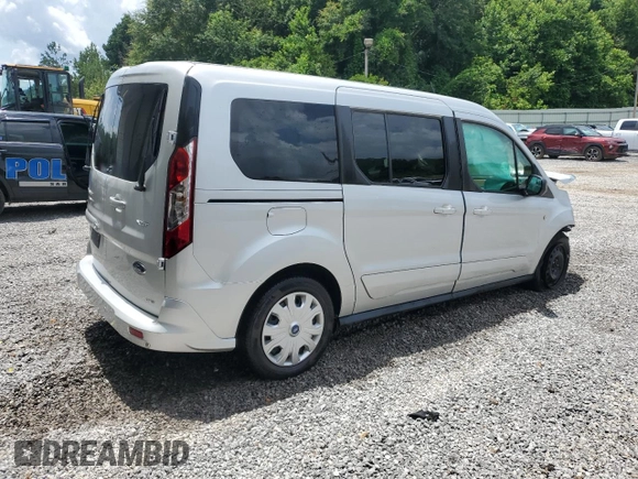2022 Ford Transit Connect XLT with VIN NM0GS9F22N1511570, listed as a Copart auction lot 61729495 with 52,538 mi miles and Clean title. Bid and sale history available at DreamBid. Image 3.