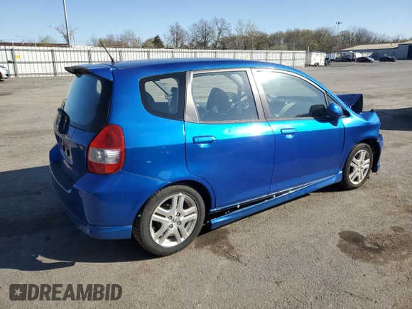 2007 Honda Fit Sport z VIN JHMGD37657S041378, wystawiony jako Copart lot #52042925 z przebiegiem 207 258 mil mil oraz Szkoda całkowita • Salvage title. Historia ofert i sprzedaży dostępna na DreamBid. Obrazek 3.