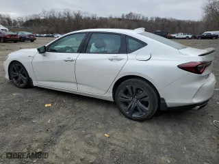 2021 Acura TLX w/A-Spec Package with VIN 19UUB6F58MA010150, listed as a Copart auction lot 87006874 with 37,223 mi miles and Salvage Title. Bid and sale history available at carsss.com. Image 2.