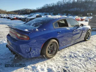 2019 Dodge Charger SRT Hellcat with VIN 2C3CDXL97KH561898, listed as a Copart auction lot 41762775 with Not Provided miles and Salvage Title. Bid and sale history available at DreamBid. Image 3.