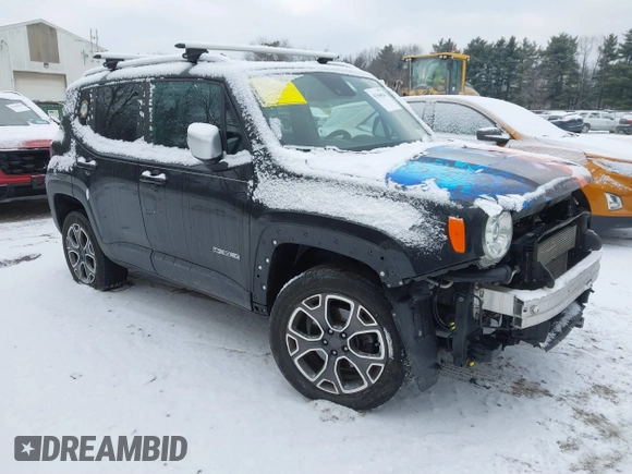 2018 Jeep Renegade Limited with VIN ZACCJBDB6JPH06029, listed as a IAAI auction lot 41364624 with 117,711 mi miles and . Bid and sale history available at DreamBid. Image 1.