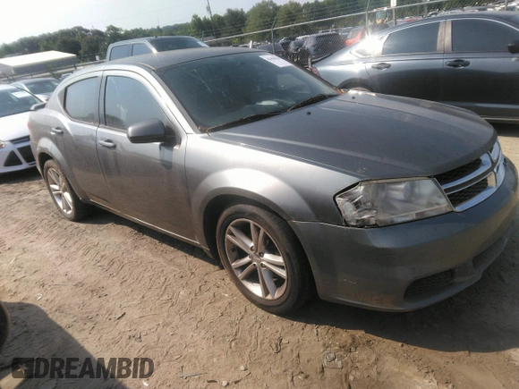2012 Dodge Avenger SXT with VIN 1C3CDZCB3CN182940, listed as a IAAI auction lot 42410328 with 224,491 mi miles and . Bid and sale history available at DreamBid. Image 1.