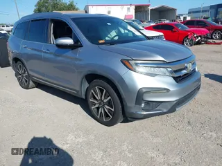 2019 Honda Pilot Elite with VIN 5FNYF6H00KB001016, listed as a IAAI auction lot 42583325 with 133,327 mi miles and . Bid and sale history available at DreamBid. Image 1.