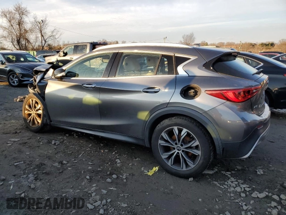 2017 Infiniti QX30 Luxury with VIN SJKCH5CRXHA017226, listed as a Copart auction lot 40426084 with 0 mi miles. Bid and sale history available at carsss.com. Image 2.