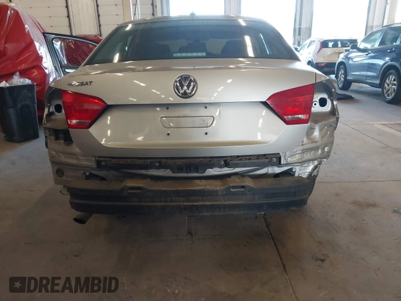 2013 Volkswagen Passat S with VIN 1VWAP7A38DC014523, listed as a IAAI auction lot 42239027 with 116,766 mi miles and . Bid and sale history available at DreamBid. Image 13.