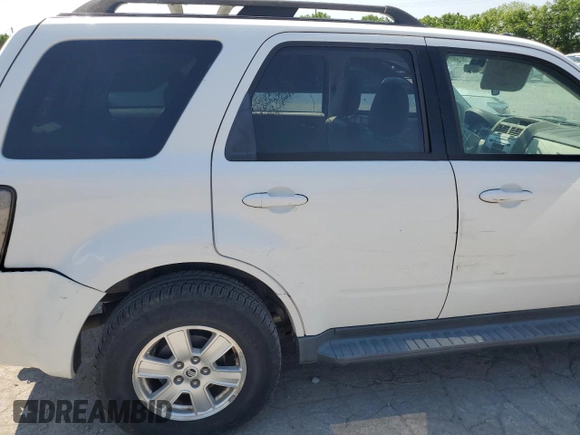 2008 Mercury Mariner with VIN 4M2CU81158KJ13802, listed as a Copart auction lot 57981485 with 109,225 mi miles and Salvage title. Bid and sale history available at DreamBid. Image 10.