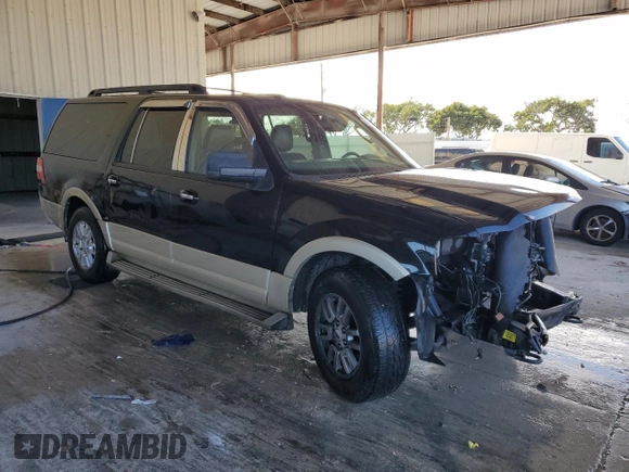 2009 Ford Expedition EL Eddie Bauer with VIN 1FMFK18579LA02474, listed as a Copart auction lot 84611554 with 297,774 mi miles and Salvage Title. Bid and sale history available at carsss.com. Image 4.