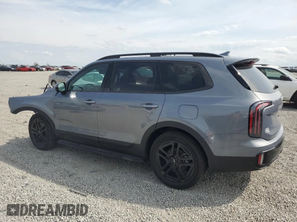 2024 Kia Telluride SX Prestige X-Line with VIN 5XYP5DGC7RG519898, listed as a Copart auction lot 51550725 with 8,091 mi miles and Salvage title. Bid and sale history available at DreamBid. Image 2.