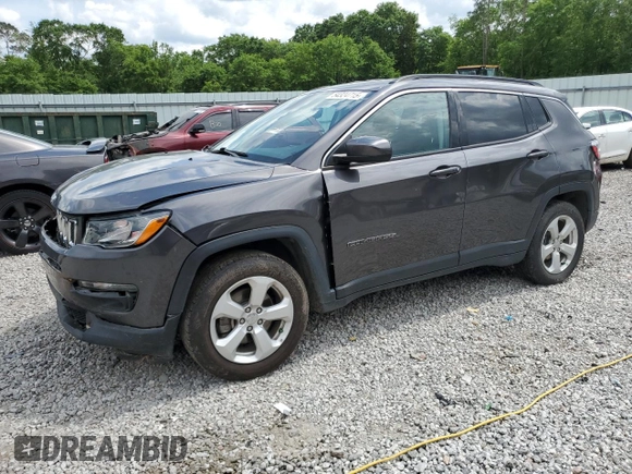 2021 Jeep Compass Latitude z VIN 3C4NJCBB4MT604629, wystawiony jako Copart lot #54324715 z przebiegiem 83 740 mil mil oraz Szkoda całkowita • Salvage title. Historia ofert i sprzedaży dostępna na DreamBid. Obrazek 1.