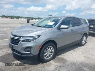 2024 Chevrolet Equinox LT with VIN 3GNAXUEG8RL152449, listed as a IAAI auction lot 42209300 with 39,572 mi miles and . Bid and sale history available at DreamBid. Image 2.