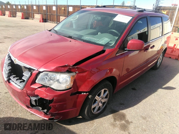 2008 Chrysler Town & Country Touring with VIN 2A8HR54P08R115219, listed as a IAAI auction lot 41785483 with 192,735 mi miles. Bid and sale history available at carsss.com. Image 2.