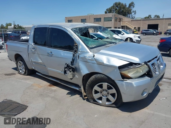 2007 Nissan Titan XE with VIN 1N6AA07A57N200866, listed as a IAAI auction lot 42563440 with 193,188 mi miles and . Bid and sale history available at DreamBid. Image 1.