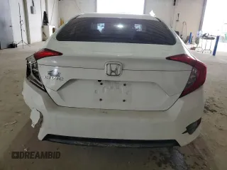 2018 Honda Civic LX with VIN 19XFC2F50JE205598, listed as a Copart auction lot 46162545 with 136,835 mi miles and Salvage Title. Bid and sale history available at DreamBid. Image 6.