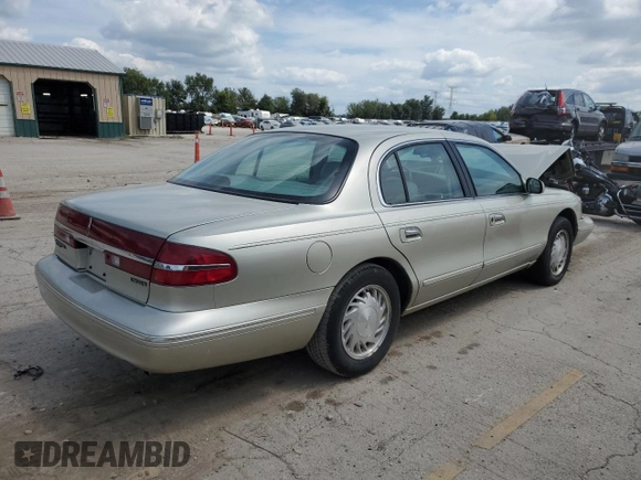 1997 Lincoln Continental with VIN 1LNLM97V7VY731116, listed as a Copart auction lot 67058894 with 0 mi miles and Salvage Title. Bid and sale history available at carsss.com. Image 3.