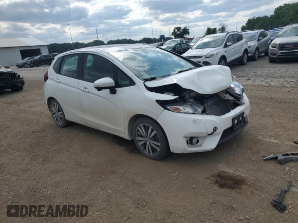 2015 Honda Fit EX-L with VIN 3HGGK5H88FM717933, listed as a Copart auction lot 60247355 with 103,170 mi miles and Salvage title. Bid and sale history available at DreamBid. Image 4.