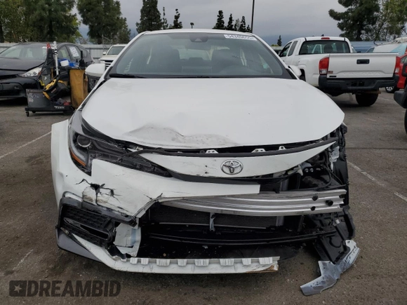2021 Toyota Corolla SE with VIN JTDS4MCE1MJ081019, listed as a Copart auction lot 54340655 with 26,882 mi miles and Salvage Title. Bid and sale history available at carsss.com. Image 5.
