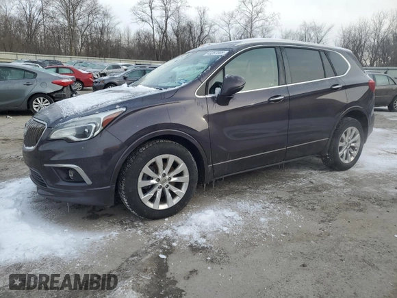 2017 Buick Envision Essence with VIN LRBFXBSA9HD112175, listed as a Copart auction lot 45287045 with 104,161 mi miles and Salvage Title. Bid and sale history available at carsss.com. Image 1.
