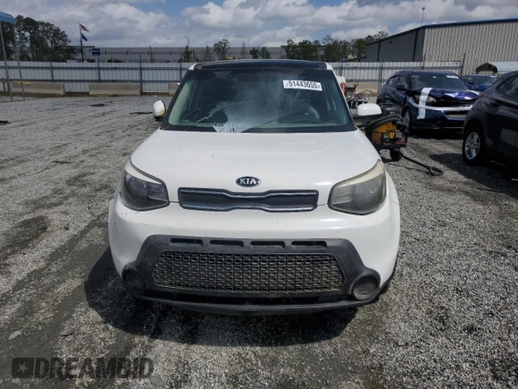 2016 Kia Soul + with VIN KNDJP3A50G7272545, listed as a Copart auction lot 51443655 with 47,753 mi miles and Salvage Title. Bid and sale history available at carsss.com. Image 5.